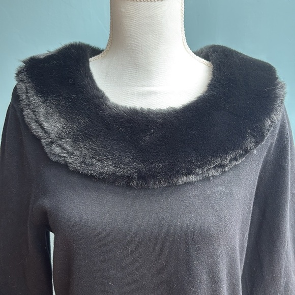 Tyler Boe Cotton/Cashmere Blend Dress. Size Large - Picture 3 of 9